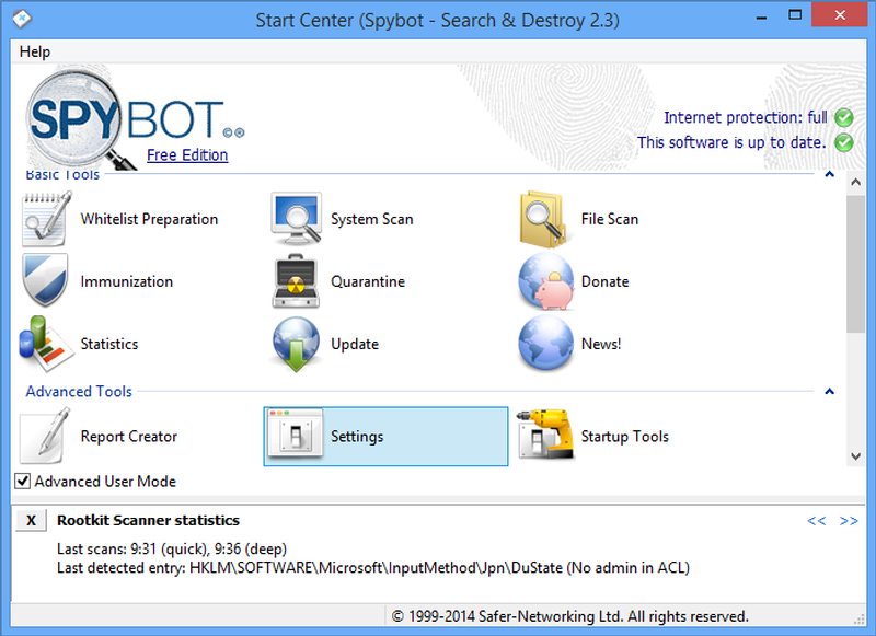 torrent spybot professional edition one year license
